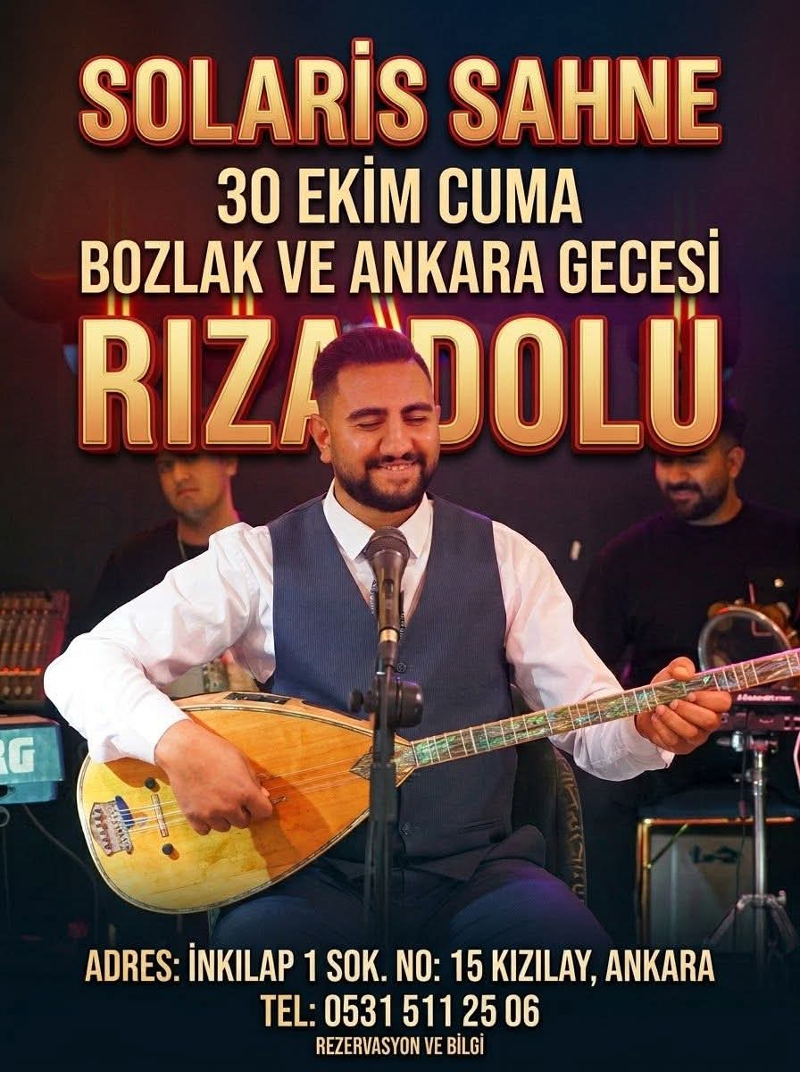 SOLARİS SAHNE etkinlik afişi